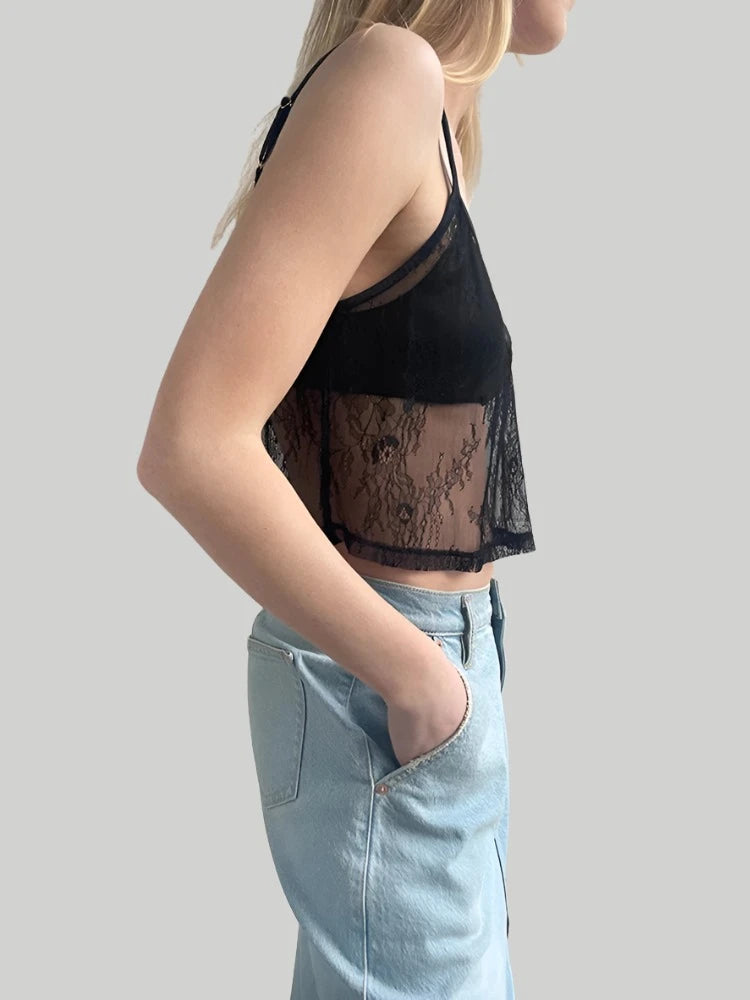 Sexy Lace Crop Top