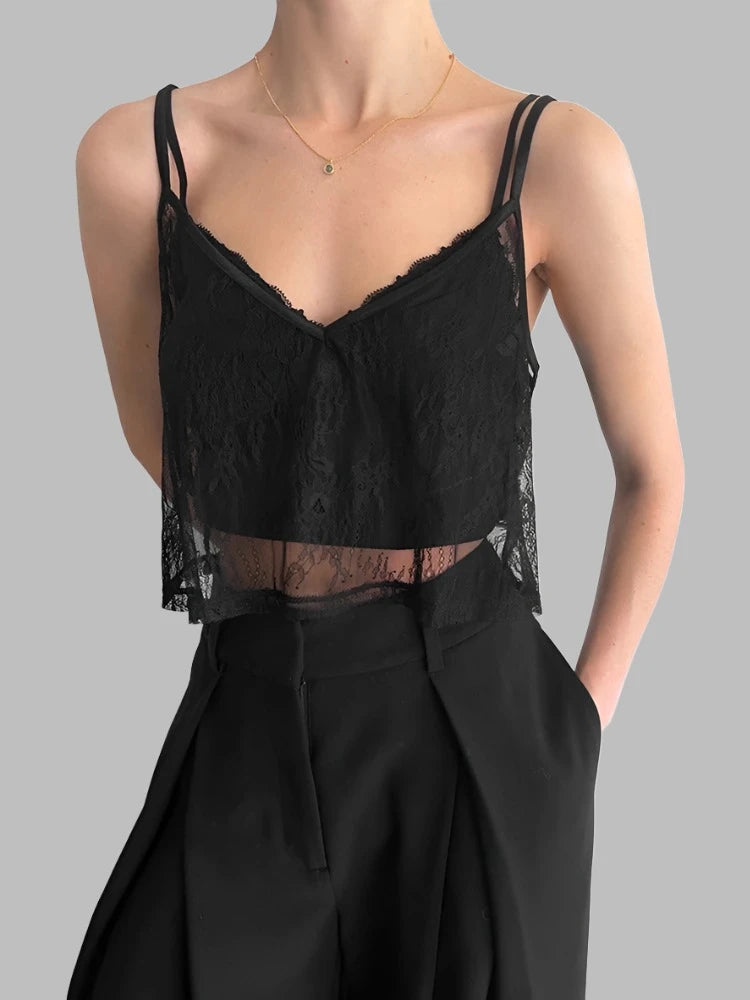 Sexy Lace Crop Top
