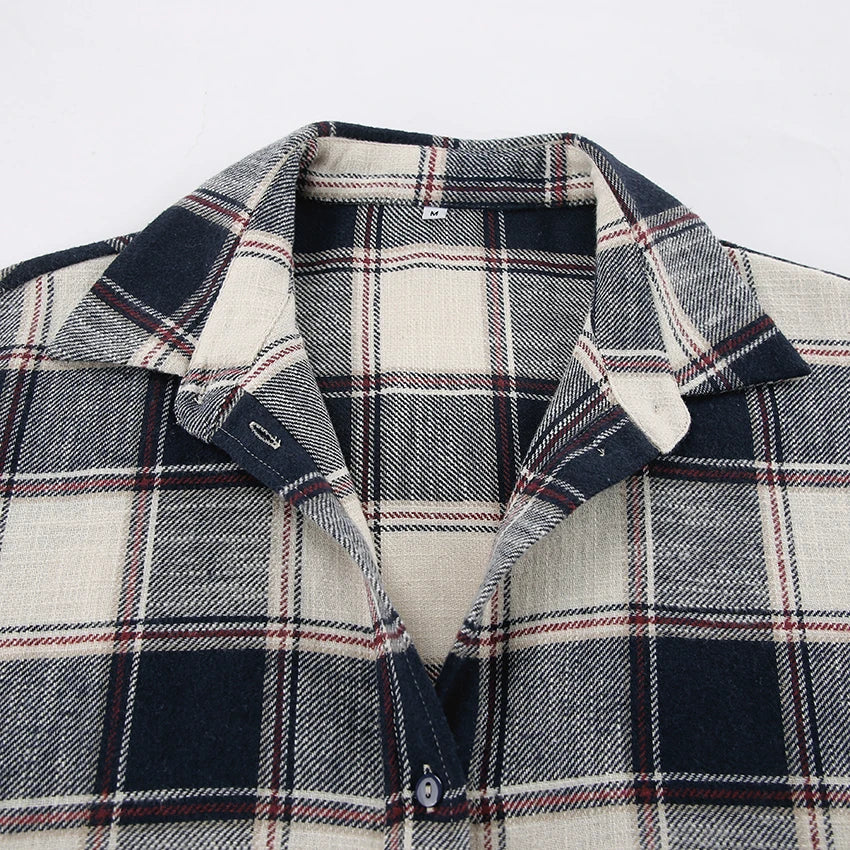 Vintage Plaid Long Sleeve